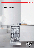 Посудомоечные машины Miele G 4700 SCi CLST Futura Dimension Slimline Таблица технических условий